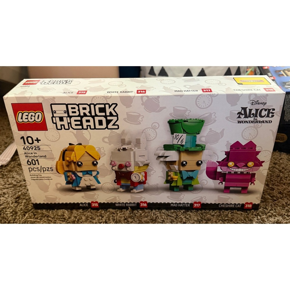 LEGO Brickhaedz Disney Alice Wonderland (NWT) 40925